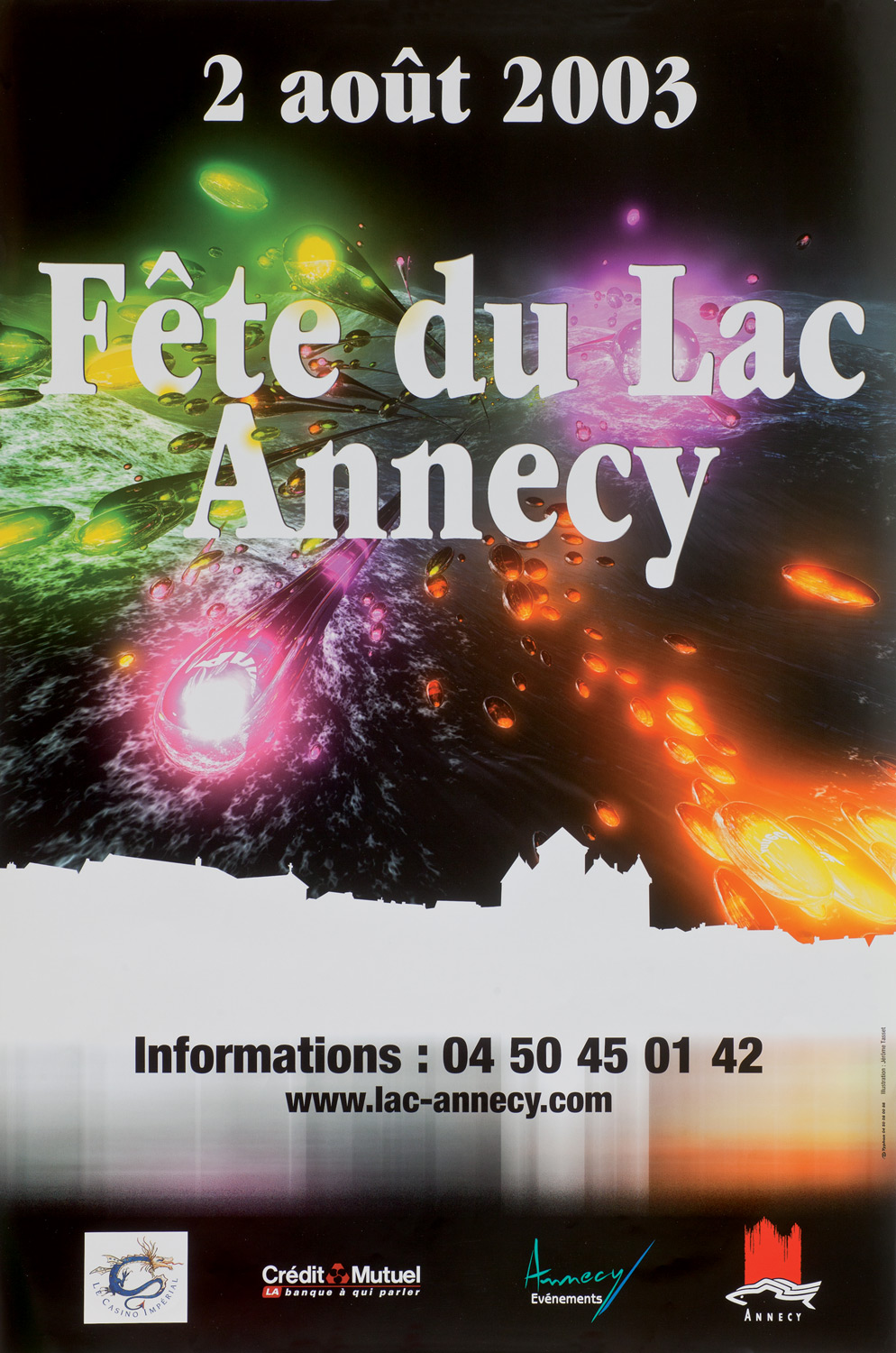 Affiche Fête du Lac 2003