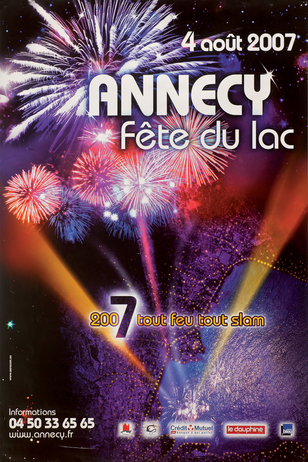 Affiche Fête du Lac 2007