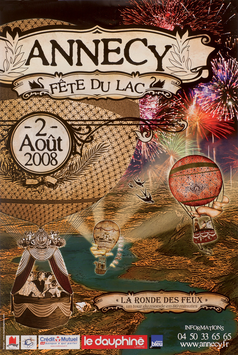 Affiche Fête du Lac 2008