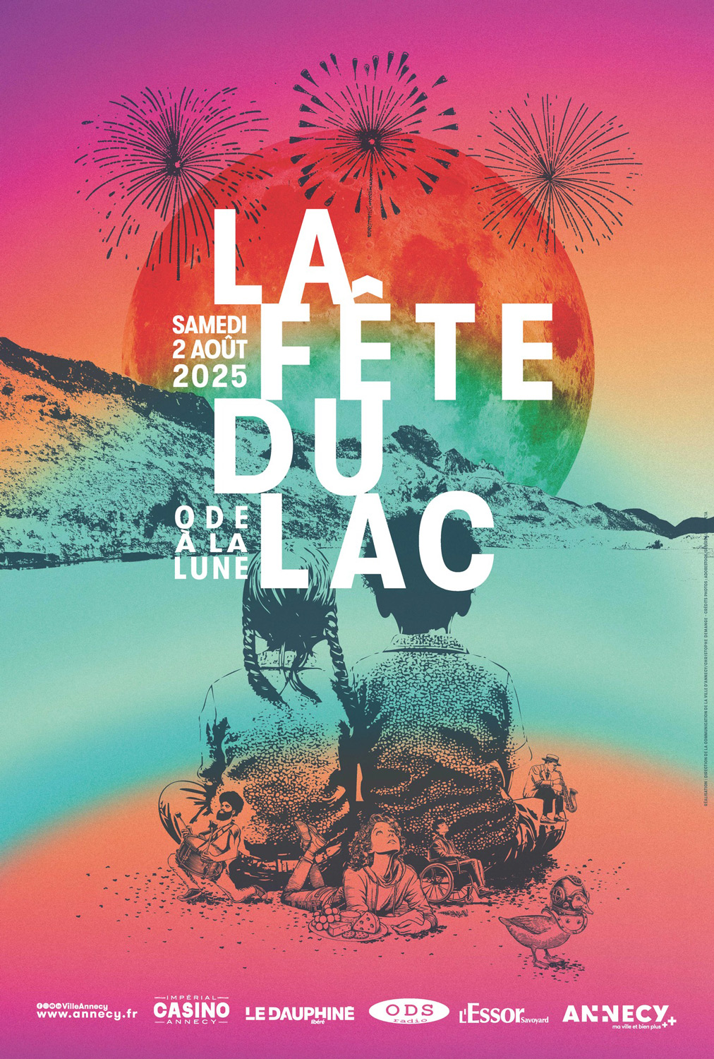 Affiche Fête du Lac 2025